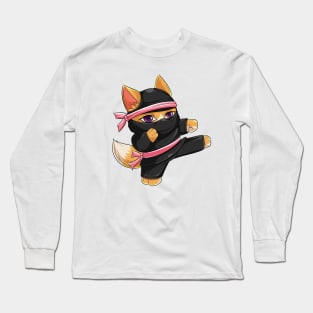 Ninja Cat Long Sleeve T-Shirt